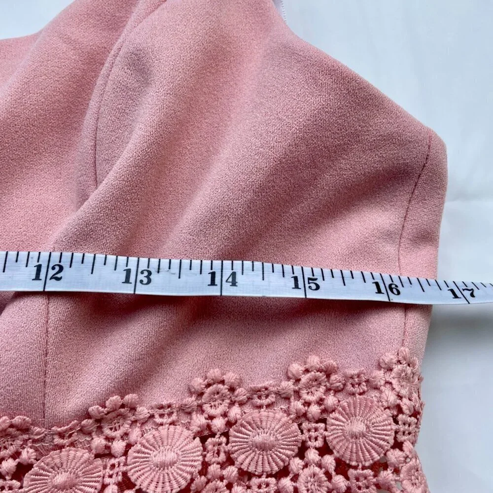 B.Darlin Pink Dress Size 13/14 - Picture 5 of 7